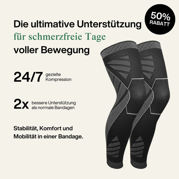 Energy Sleeves – Bandage für Knie und Beine